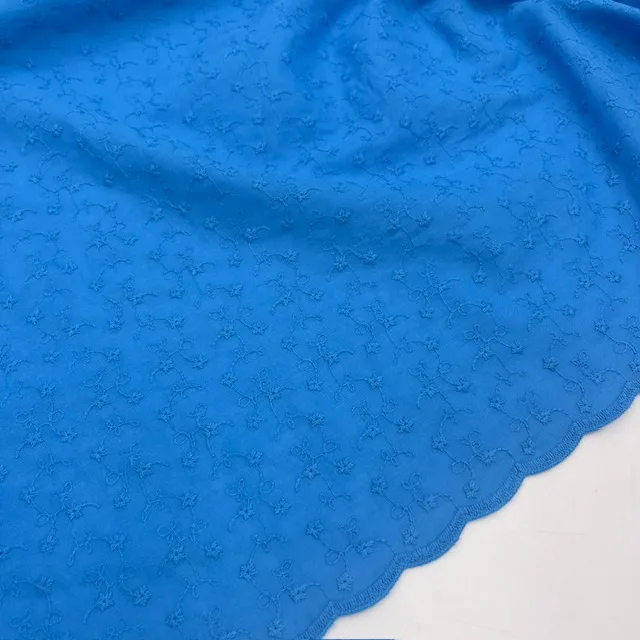 Bordado Inglês – Azul Porto
