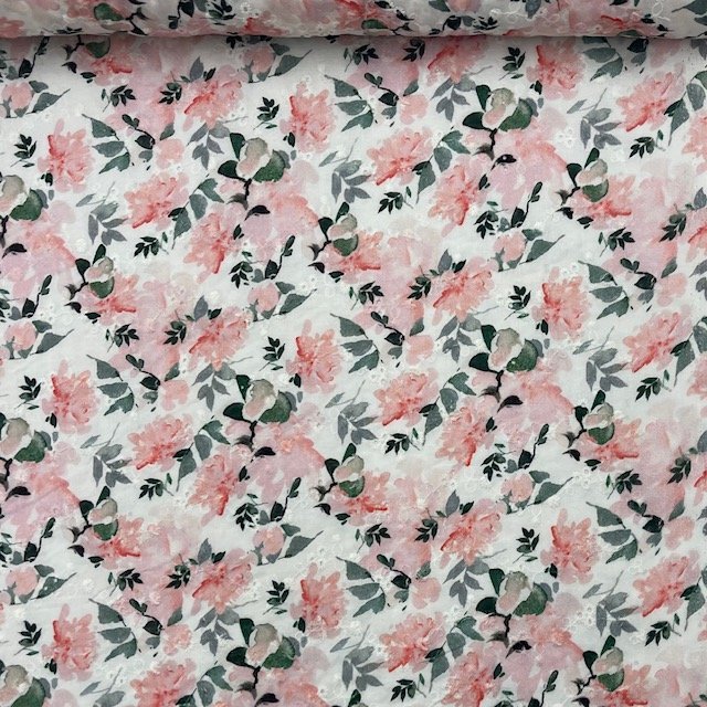 Bordado Inglês Estampado