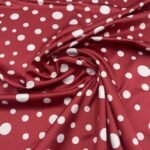 Seda Crepe – Bolas Variadas – Bordeaux