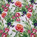 Seda – Floral – Branco