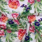 Seda – Floral – Branco - imagem 2