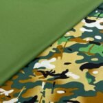 Conj. Camuflado Verde 2 Popelines 1 mt x 1,50mt