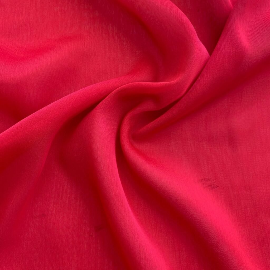 Chiffon Riscado – Cereja