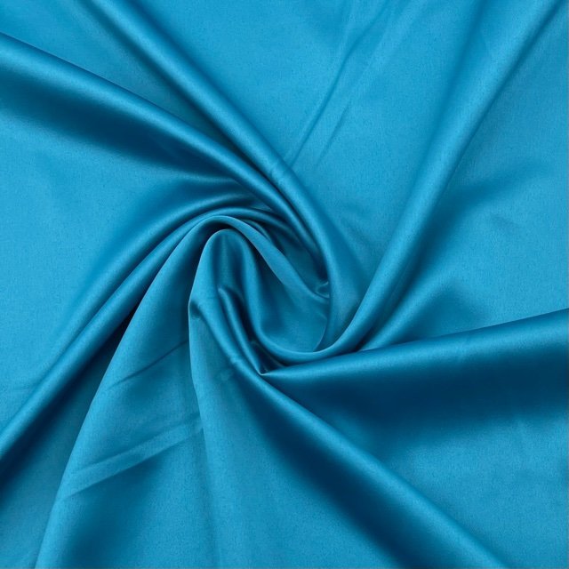 Cetim c/ Lycra – Azul Turquesa