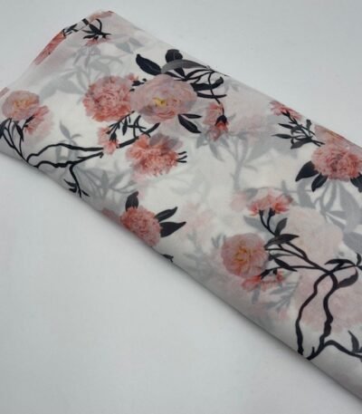 1 Peça de Chiffon Estampado c/ 5 mts