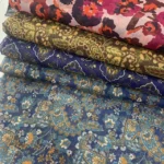 Chiffon c/ Risca Gold – Azul - imagem 4