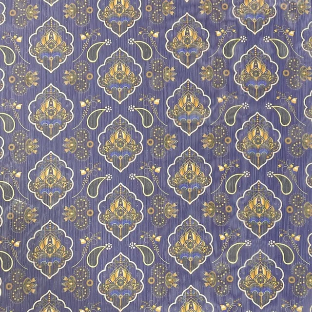 Chiffon c/ Risca Gold – Azul