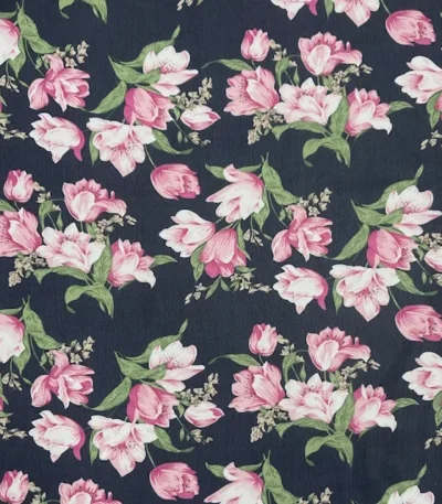Chiffon Roses – Azul/Rosa