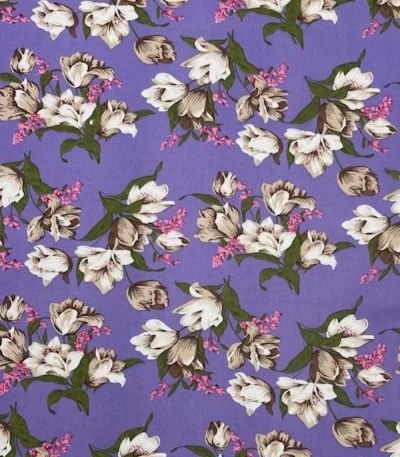 Chiffon Roses – Lilás/Bege Claro