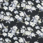 Chiffon Roses – Preto/Azul