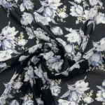 Chiffon Roses – Preto/Azul - imagem 2