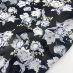 Chiffon Roses – Preto/Azul - imagem 3