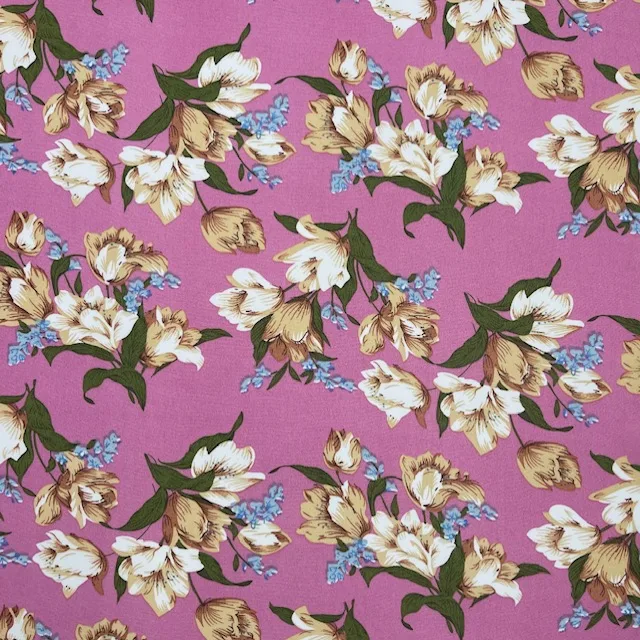 Chiffon Roses – Rosa/Bege