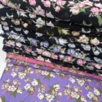 Chiffon Roses – Preto Rosa - imagem 4