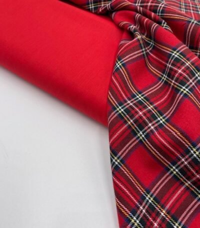 Conj. 1 mt Tartan x 1mt Popeline