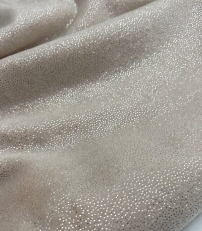 Coralina Estampada Glitter Pintas – Bege