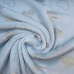 Coralina Estampada Glitter Corações – Azul - imagem 2