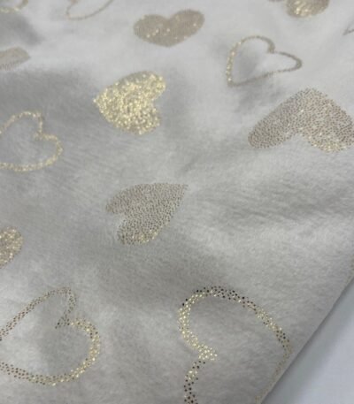 Coralina Estampada Glitter Corações – Pérola
