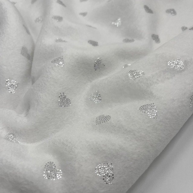 Coralina Glitter Small Hearts – Branco