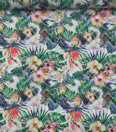 Crepe Bubble Tropical