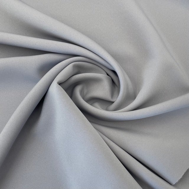 Crepe Compacto – Cinzento Claro
