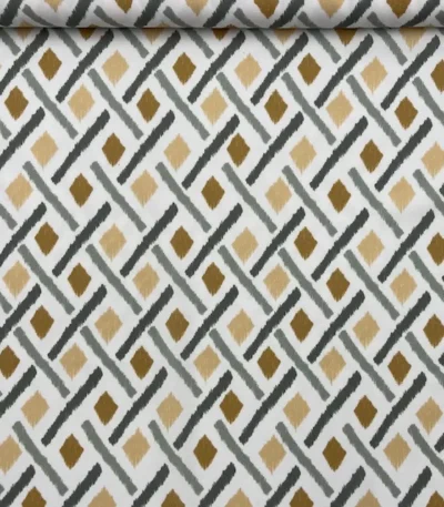 Crepe Twill Geometric