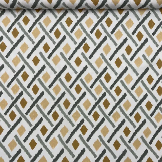 Crepe Twill Geometric