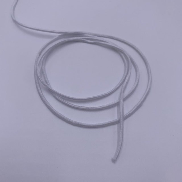 Elástico Redondo – Branco 2mm