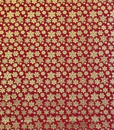Feltro Foil – Vermelho/Gold