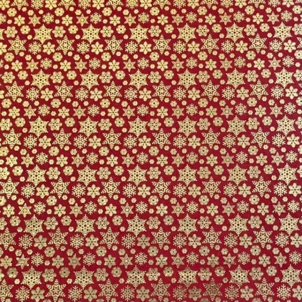 Feltro Foil – Vermelho/Gold
