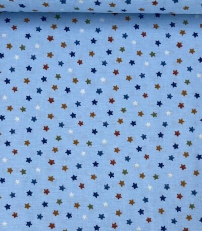 Flanela Cars and Star – Azul