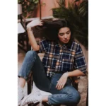 Flanela Tartan – Xadrez Escocês – Azul - imagem 4