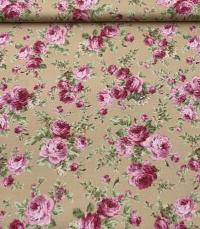 Fustão Rose – Bege