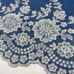 Ganga Bordado de Barra – Azul Claro - imagem 2