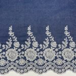 Ganga Bordado de Barra – Azul