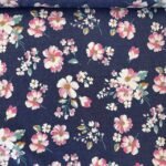 Ganga Camiseiro Flowers – Azul Escuro