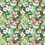 Policanvas – Flores e Gatos