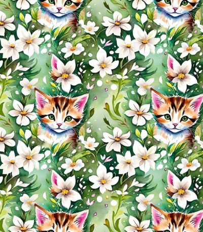 Policanvas – Flores e Gatos
