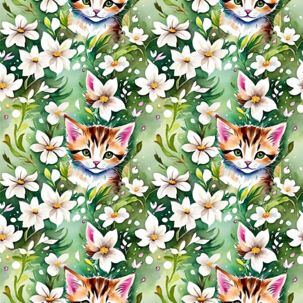 Policanvas – Flores e Gatos