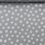 Musselina Dots – Cinzento Claro