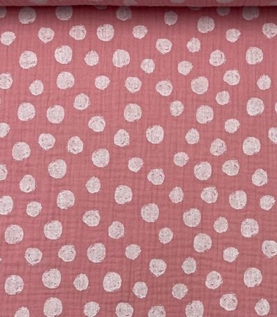 Musselina Dots – Rosa