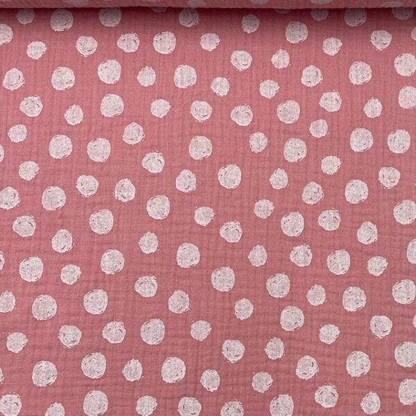Musselina Dots – Rosa