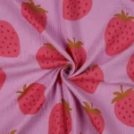 Musselina Big Strawberries – Rosa - imagem 2