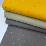 Musselina Bordada Dots – Cinzento - imagem 4