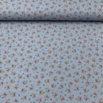 Musselina Floral – Azul Bebé - imagem 2
