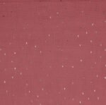 Musselina Foil Gold – Mauve