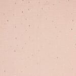 Musselina Foil Gold – Rosa Claro
