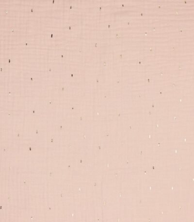 Musselina Foil Gold – Rosa Claro