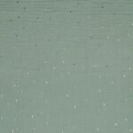 Musselina Foil Gold – Verde Menta