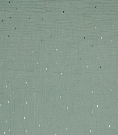 Musselina Foil Gold – Verde Menta